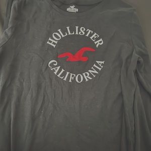 Black Hollister long sleeve tshirt